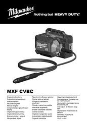 Milwaukee MXF CVBC Original Instructions Manual