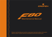 CAOFEN F80 Maintenance Manual