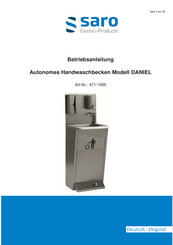 saro DANIEL Operating Instructions Manual