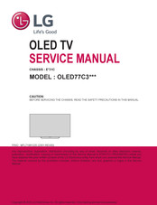 LG OLED77C3 Series Service Manual