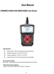Konnwei KW309 User Manual