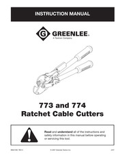 Textron Greenlee 773 Instruction Manual