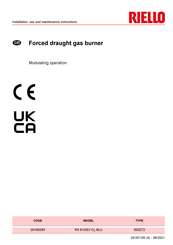 Riello RS 810/EV O2 BLU Modulating Operation