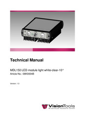 Vision tools MDL150 Technical Manual