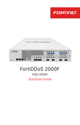 Fortinet FDD-2000F Quick Start Manual