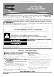 Maytag MDB4630A User Instructions