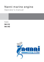 Nanni N4.115 Operator's Manual