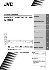 JVC XV-40BK Instructions Manual