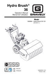 Gravely Power Brush 36 Operator's Manual