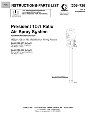 Graco H Series Instructions-Parts List Manual