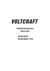 VOLTCRAFT DSO-2202H + AFG Quick Manual