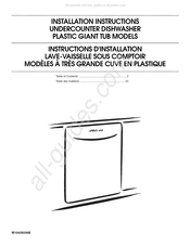 Maytag W10435039B Installation Instructions Manual