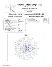 Directive Systems & Engineering DSEFO144-15 Assembly Instructions Manual