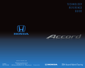 Honda Accord Hybrid Touring 2014 Reference Manual