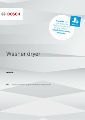 Bosch WDU28 Series Instruction Manual