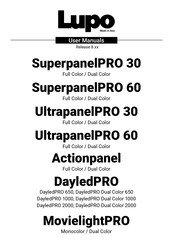 Lupo SuperpanelPRO 30 User Manuals