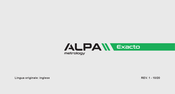 ALPA Exacto BA02575 Manual