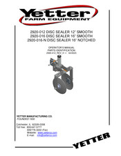Yetter 2920-012 Operator's Manual