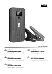 APA 16443 Operating Instructions Manual