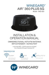 Winegard AIR 360 PLUS 5G Installation & Operation Manual