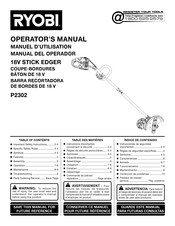 Ryobi P2302 Operator's Manual