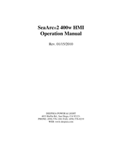 DeepSea Power & Light SeaArc 2 400w HMI Operation Manual