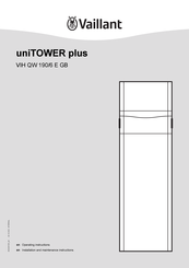 Vaillant uniTOWER plus Operating Instructions Manual