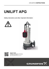 Grundfos Unilift APG Safety Instructions And Other Important Information