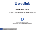 Wavlink WL-UG69DK1 Quick Start Manual