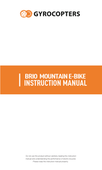 Gyrocopters BRIO Instruction Manual