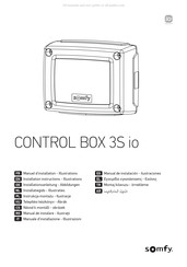Somfy CONTROL BOX 3S io Installation Instructions Manual