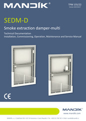 Mandik SEDM-D Installation, Operation, Maintenance And Service Manual
