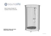 saunalife Rain R3 Quick Start Manual