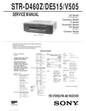 Sony STR-V505 Service Manual