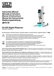 Velp Scientifica F20910470 Instruction Manual
