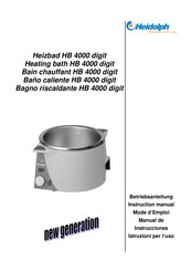 Heidolph HB 4000 digit Instruction Manual