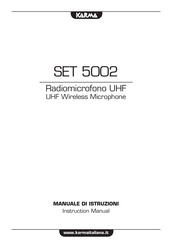 Karma SET 5002 Instruction Manual