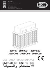 MO-EL 309PC03 Use And Maintenance