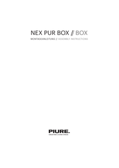 PIURE NEX PUR BOX Assembly Instructions Manual