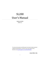 GIGA-TMS SL200-50 User Manual