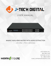 J-Tech Digital JTECH-4KMX256A User Manual