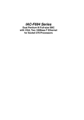 Lanner electronics IAC-F694 Series Manual