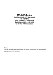 Lanner electronics MB-X62 Series Manual