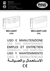 MO-EL MO-LIGHT LED 310L Directions For Installation, Use And Maintenance
