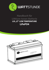 wattstunde LIX 100-D LT Manual