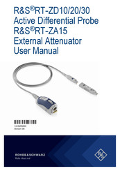 R&S RT-ZD10 User Manual