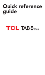 TCL TAB 8 Plus Quick Reference Manual