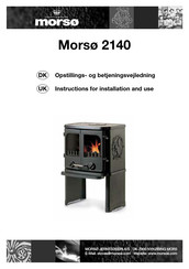 Morso 2140 Instructions For Installation And Use Manual