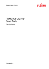 Fujitsu PRIMERGY CX270 S1 Operating Manual