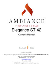 SUPREME 38SFD Owner's Manual